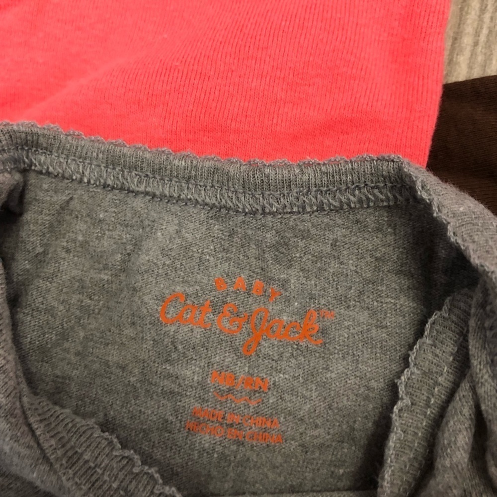 Carters Bundle of Plain and Printed Onesies‎ 3 Months - Picture 8 of 9